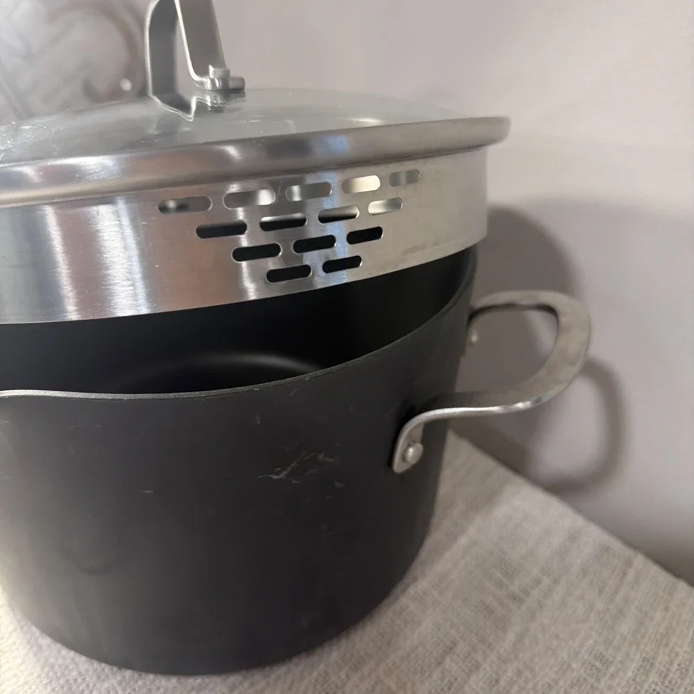 Calphalon Classic 806 Stock Pot 6qt Nonstick W/Glass Lid